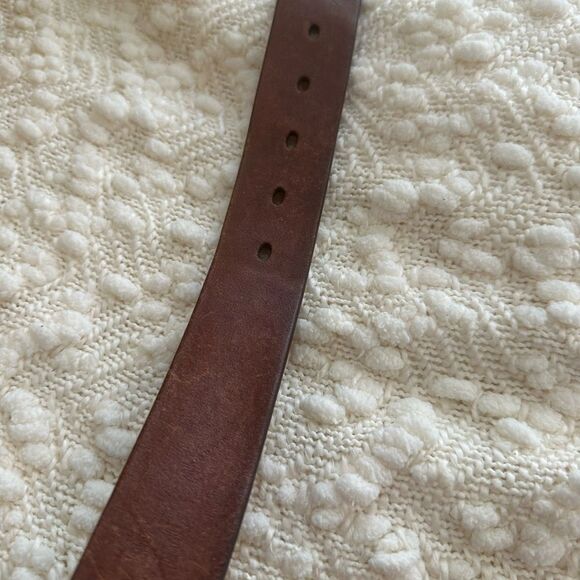 Timberland Brown Leather Men’s Belt 38 - Picture 4 of 7